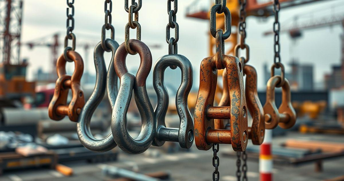 Manilha para Elevação de Carga Como Escolher a Ideal para Seu Projeto Manilha para Elevação de Carga Como Escolher a Ideal para Seu Projeto