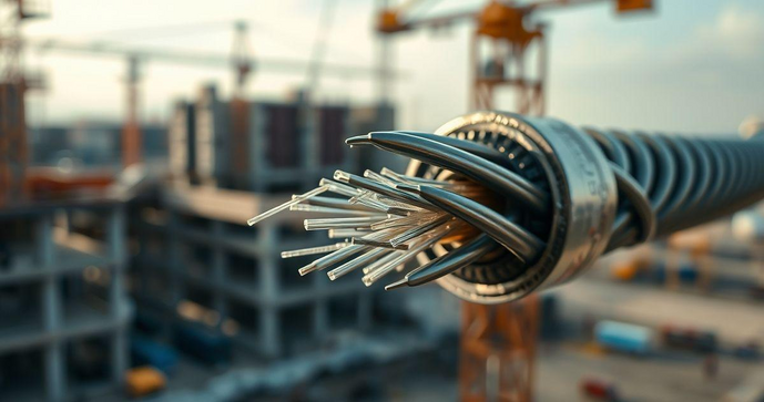 Cabo de aço galvanizado com alma de fibra é a solução ideal para diversas aplicações Cabo de aço galvanizado com alma de fibra é a solução ideal para diversas aplicações