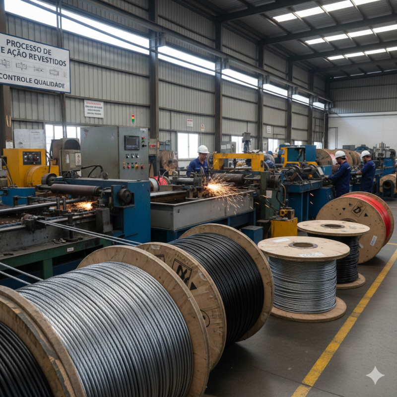 Cabos de Aço Revestidos: Aplicações Essenciais e Tudo o que Você Precisa Conhecer